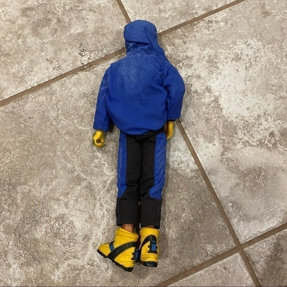Vintage Max Steel Combat Diver 12” Action Figure W/ Hoodie Movable Ankles Pants
